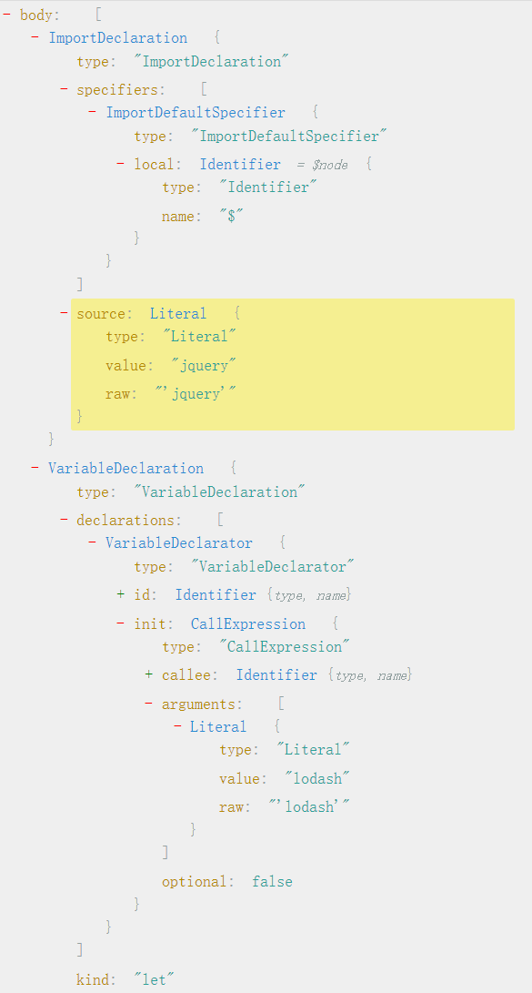 AST-tree